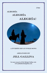 Alegria, Alegria, Alegria! Two-Part Mixed choral sheet music cover